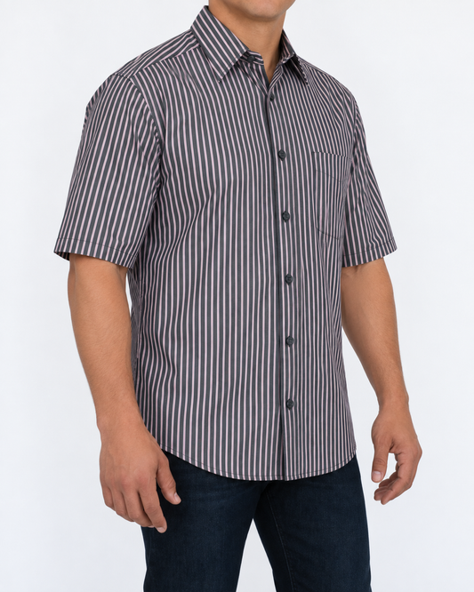 Camisa Hombre Moda Juvenil Modelo 2027 Manga Corta