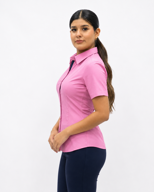 Blusa Manga Corta Modelo - 1512 Rosa