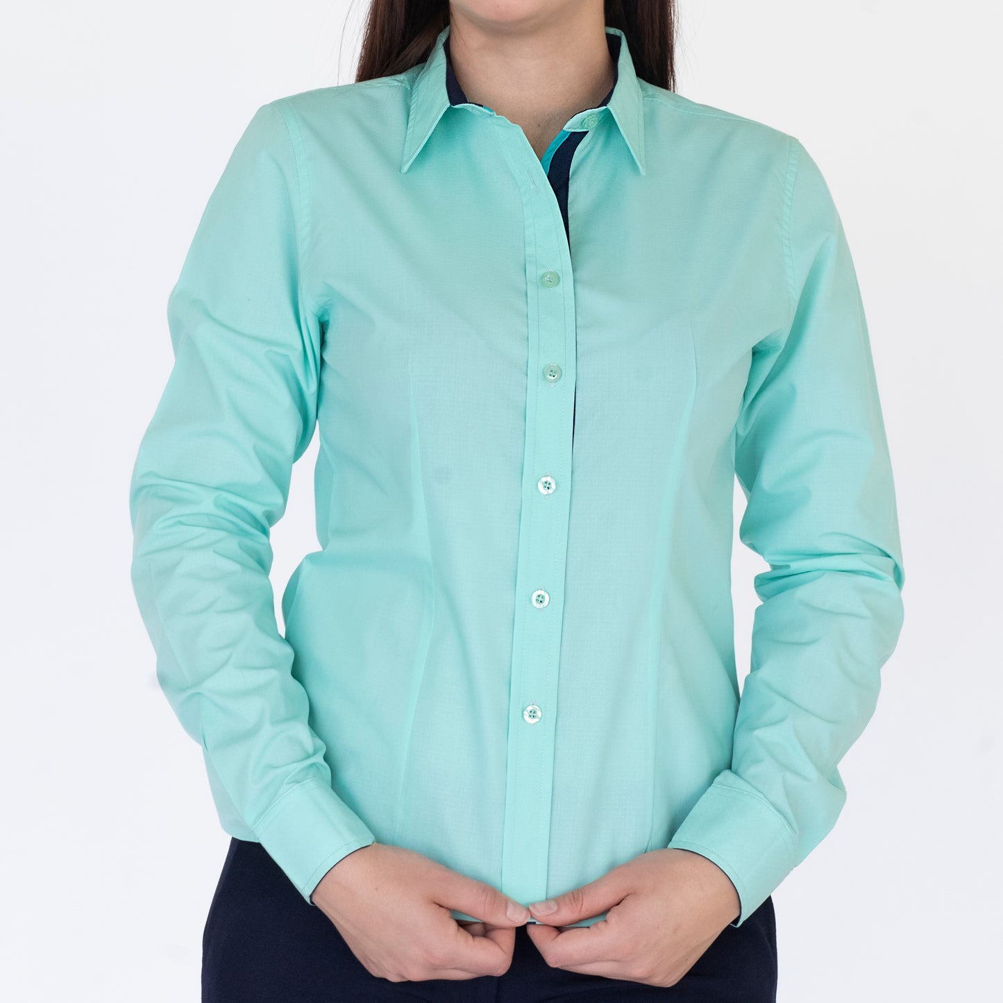 Blusa Manga Larga Modelo - Pique Glow Verde