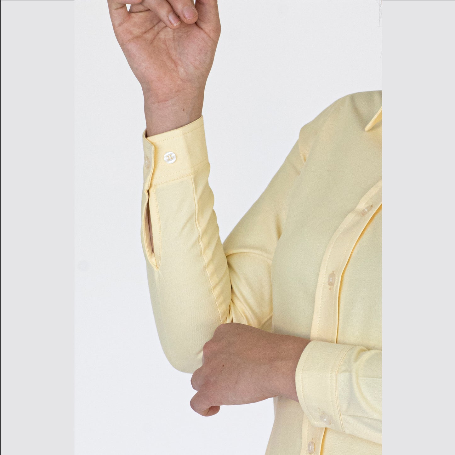 Blusa Manga Larga Modelo - Oxford Hindú Amarillo