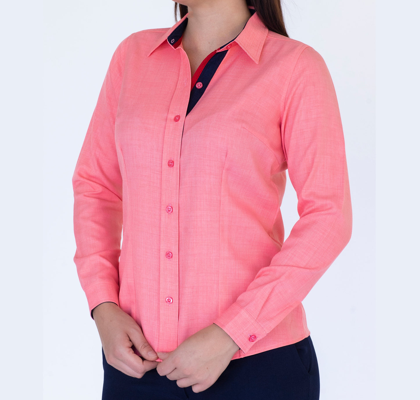 Blusa Manga Larga Modelo - Shila Rosa