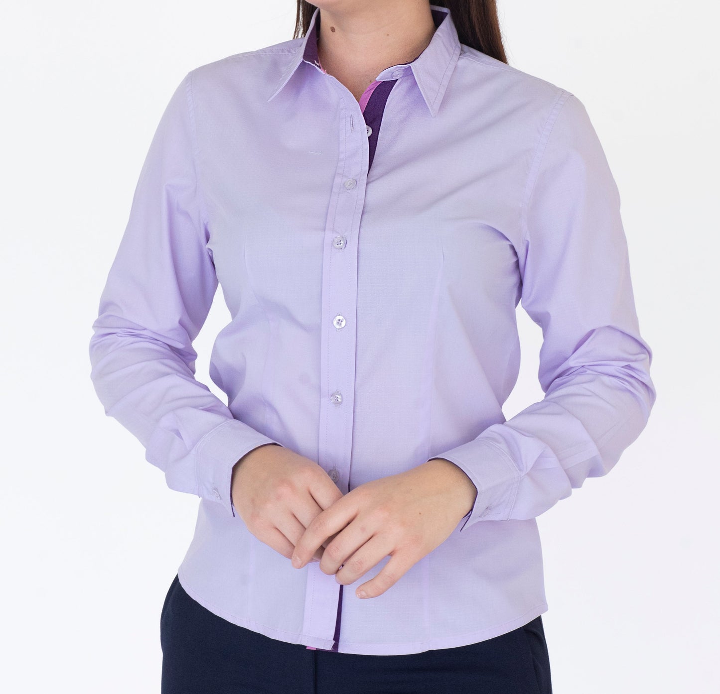Blusa Manga Larga Modelo - Pique Glow Lila