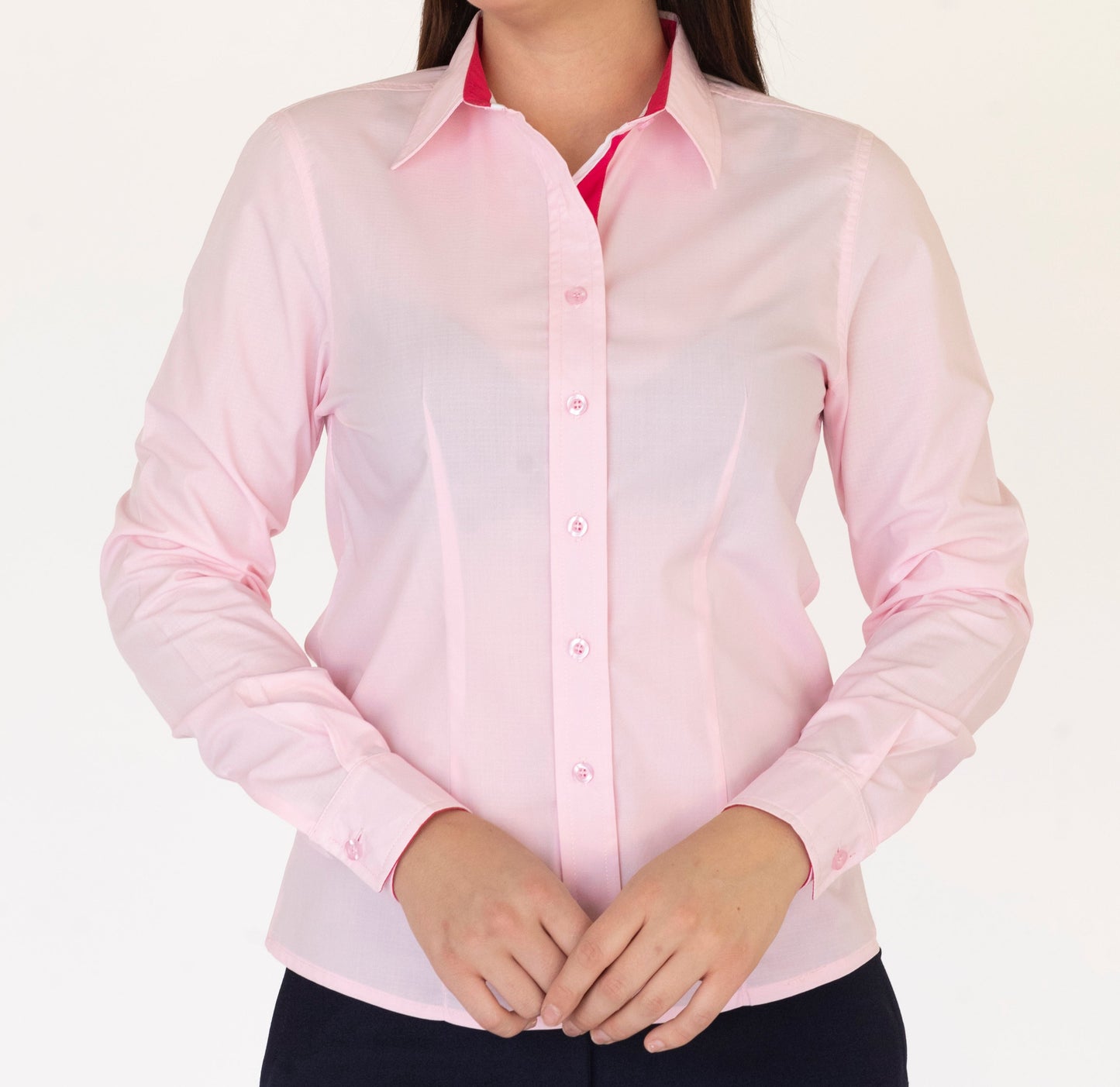 Blusa Manga Larga Modelo - Pique Glow Rosa