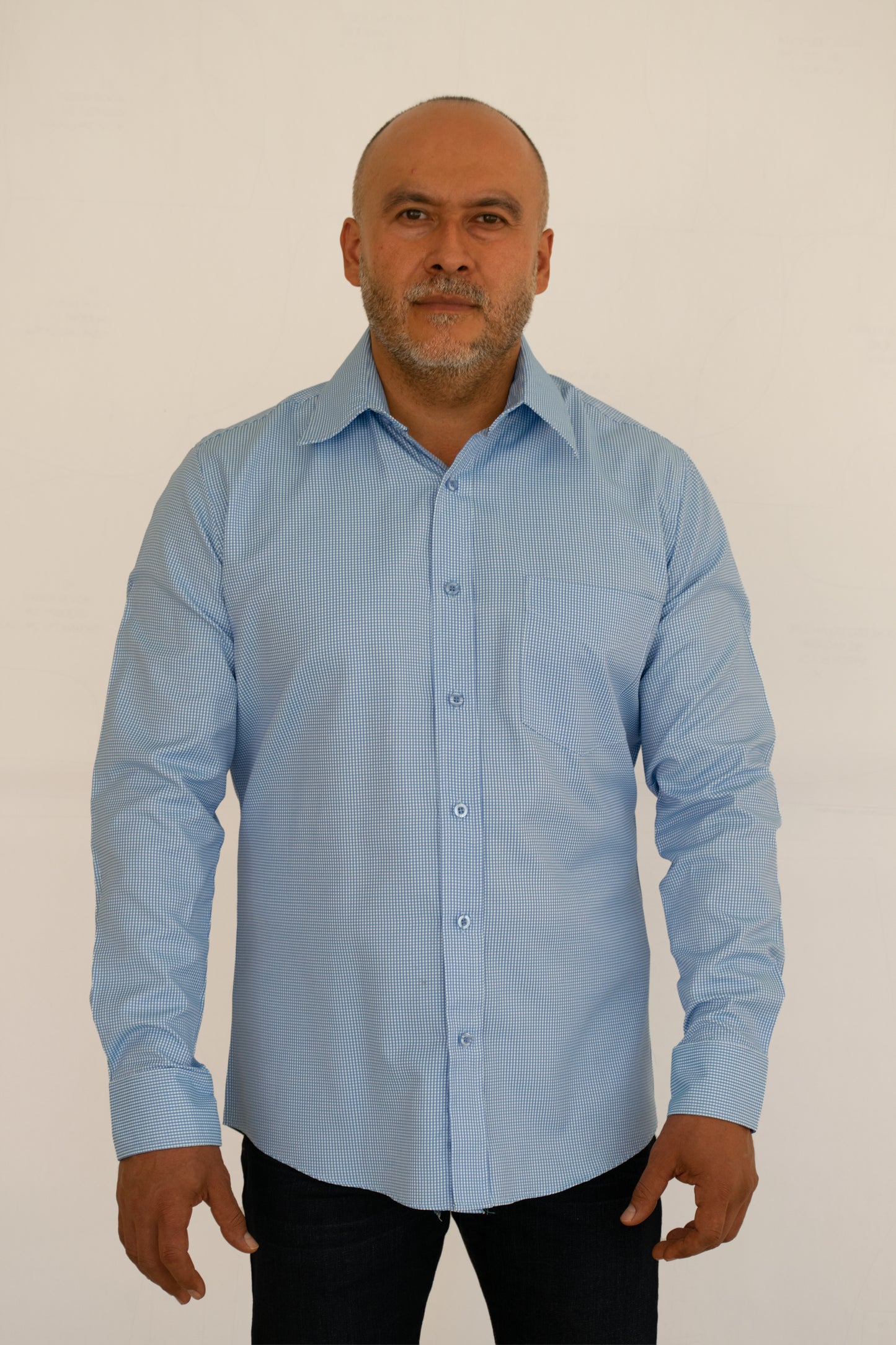Camisa Hombre Moda Juvenil Modelo Quebec Azul