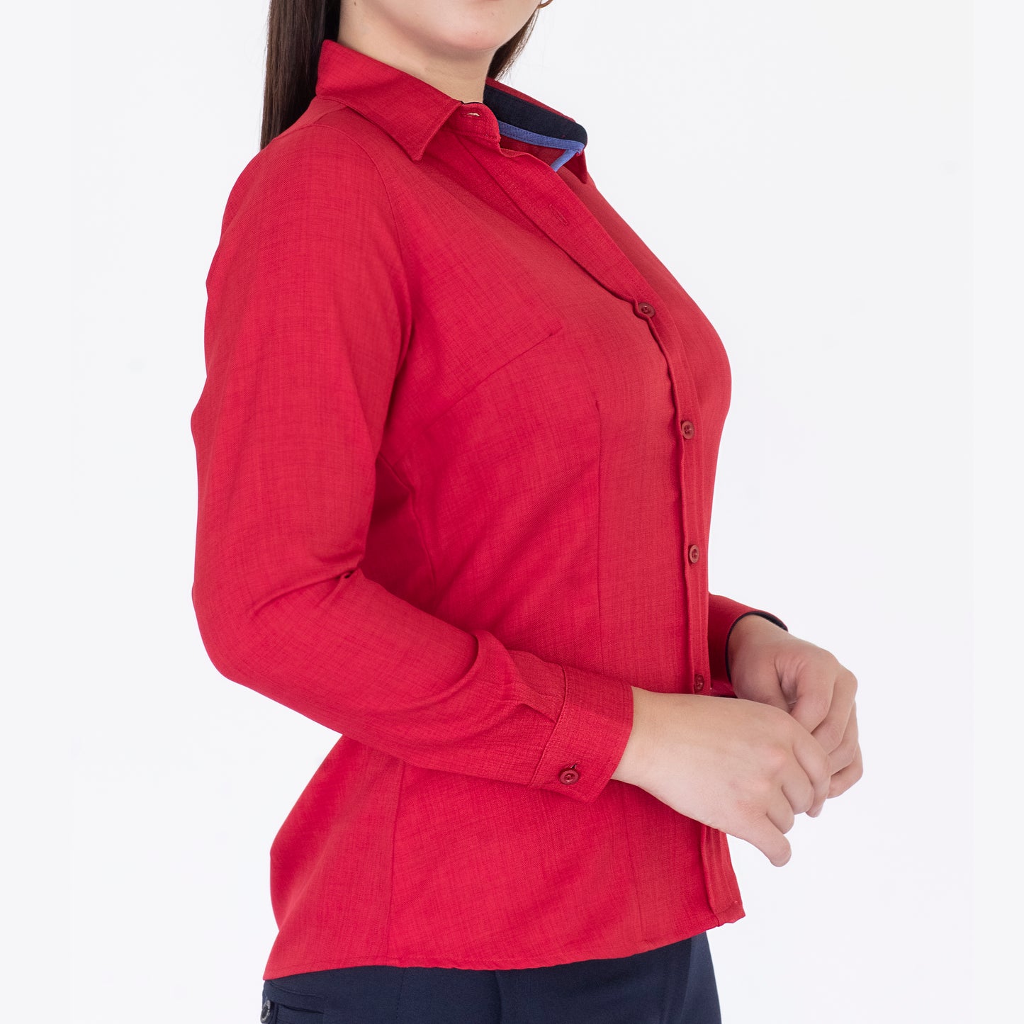 Blusa Manga Larga Modelo - Shila Rojo