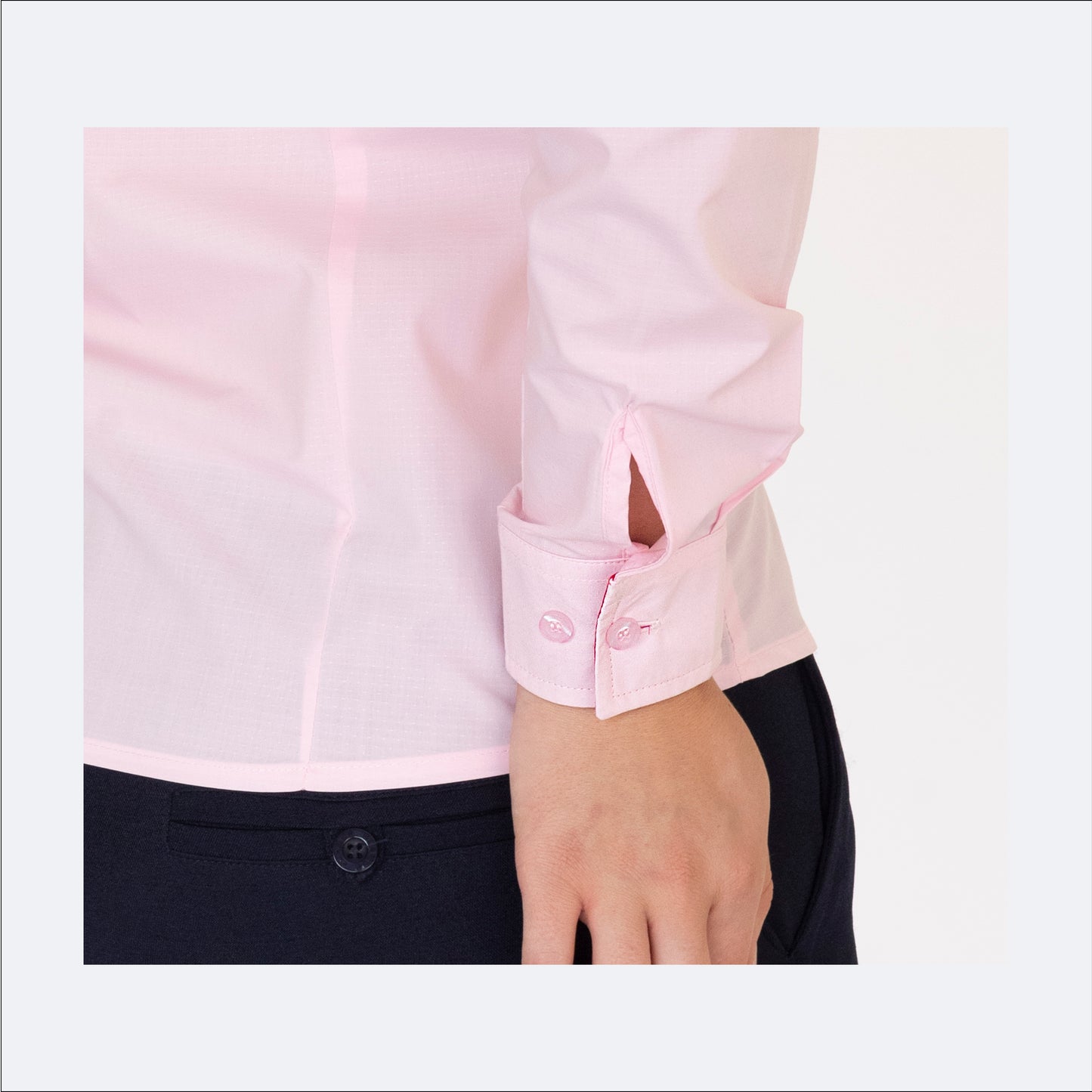 Blusa Manga Larga Modelo - Pique Glow Rosa