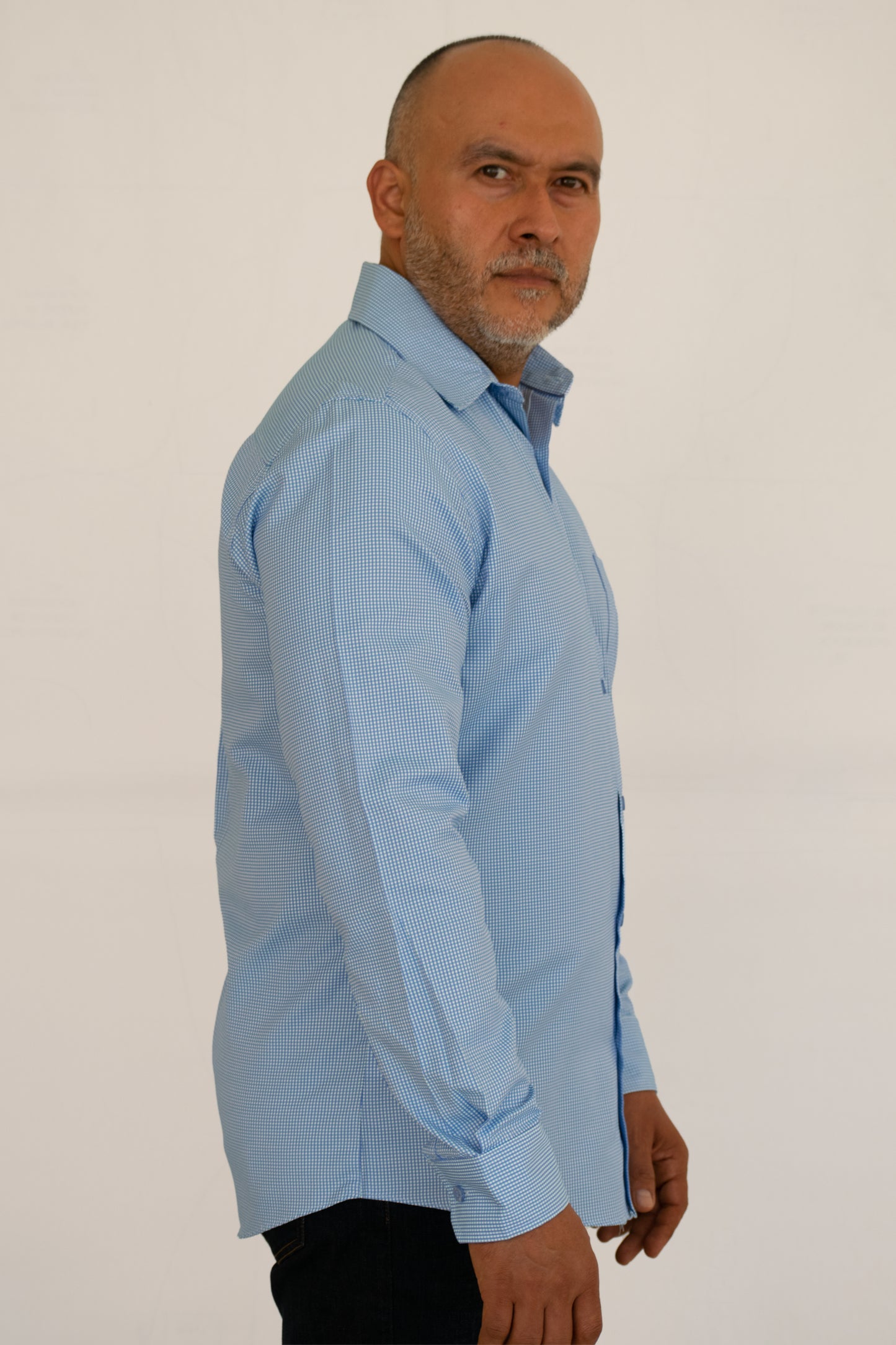 Camisa Hombre Moda Juvenil Modelo Quebec Azul