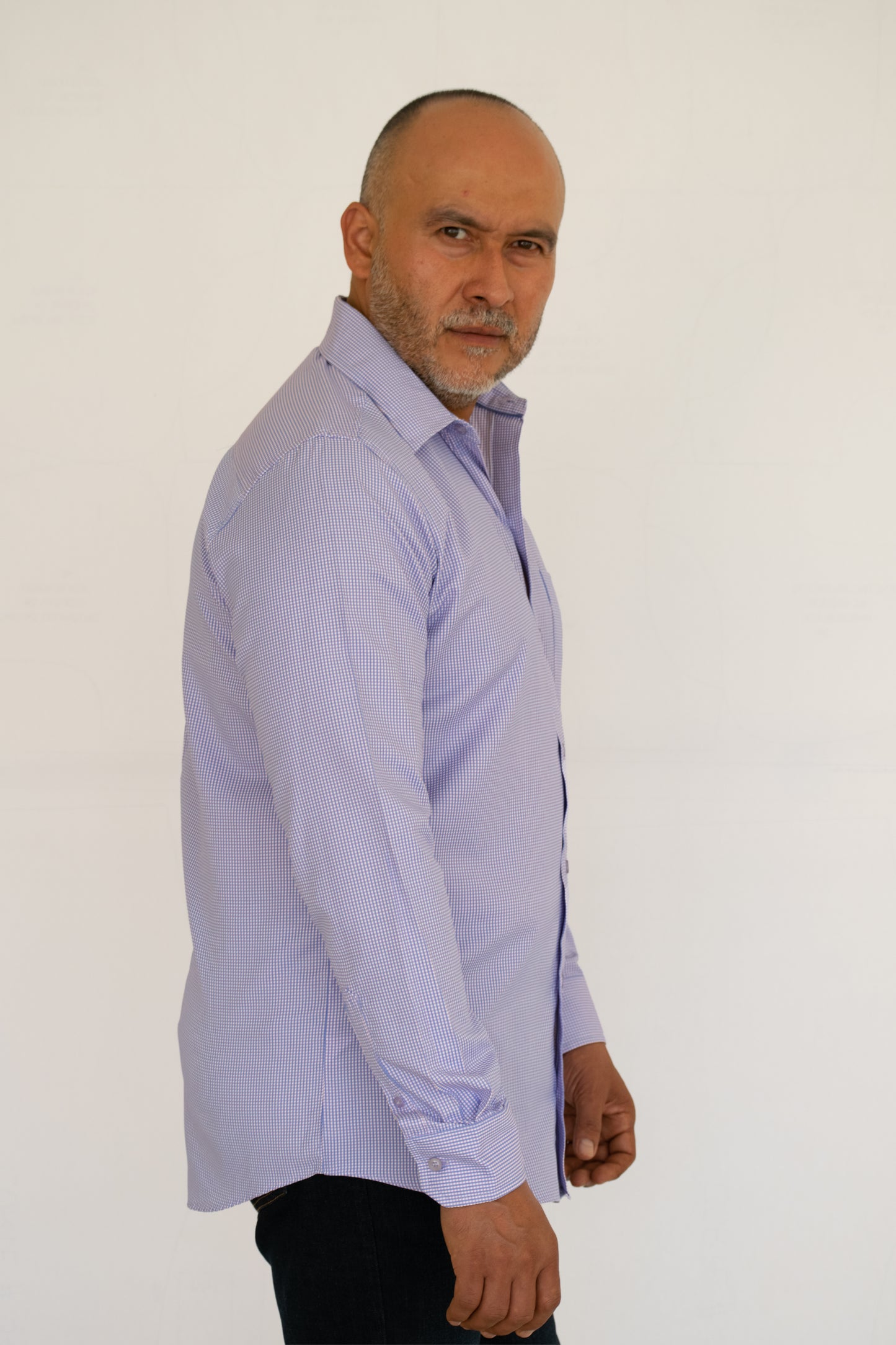 Camisa Hombre Moda Juvenil Modelo Quebec Lila