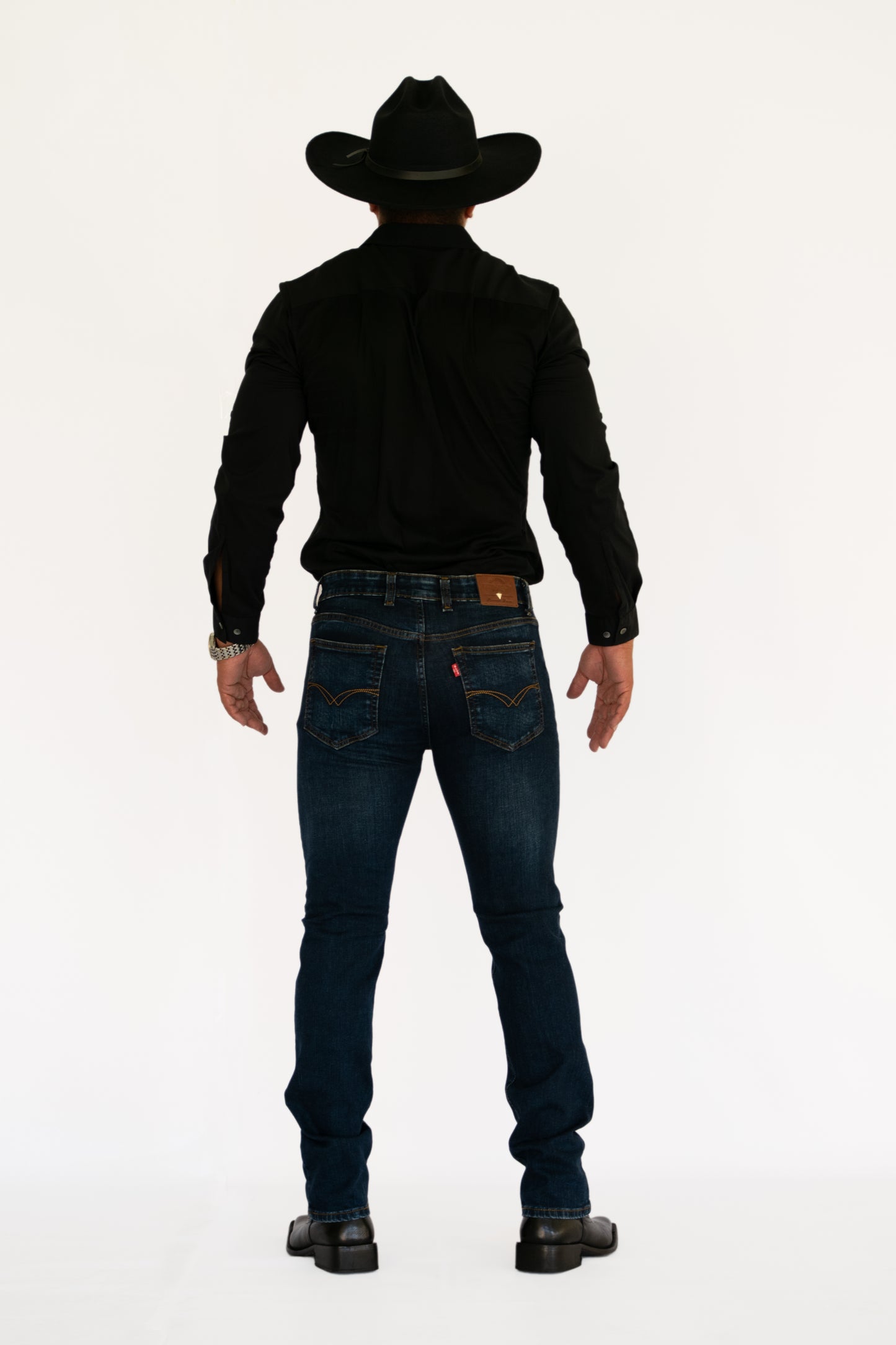 Pantalón De Mezclilla Stone Hombre - Corte Recto Blue Stone