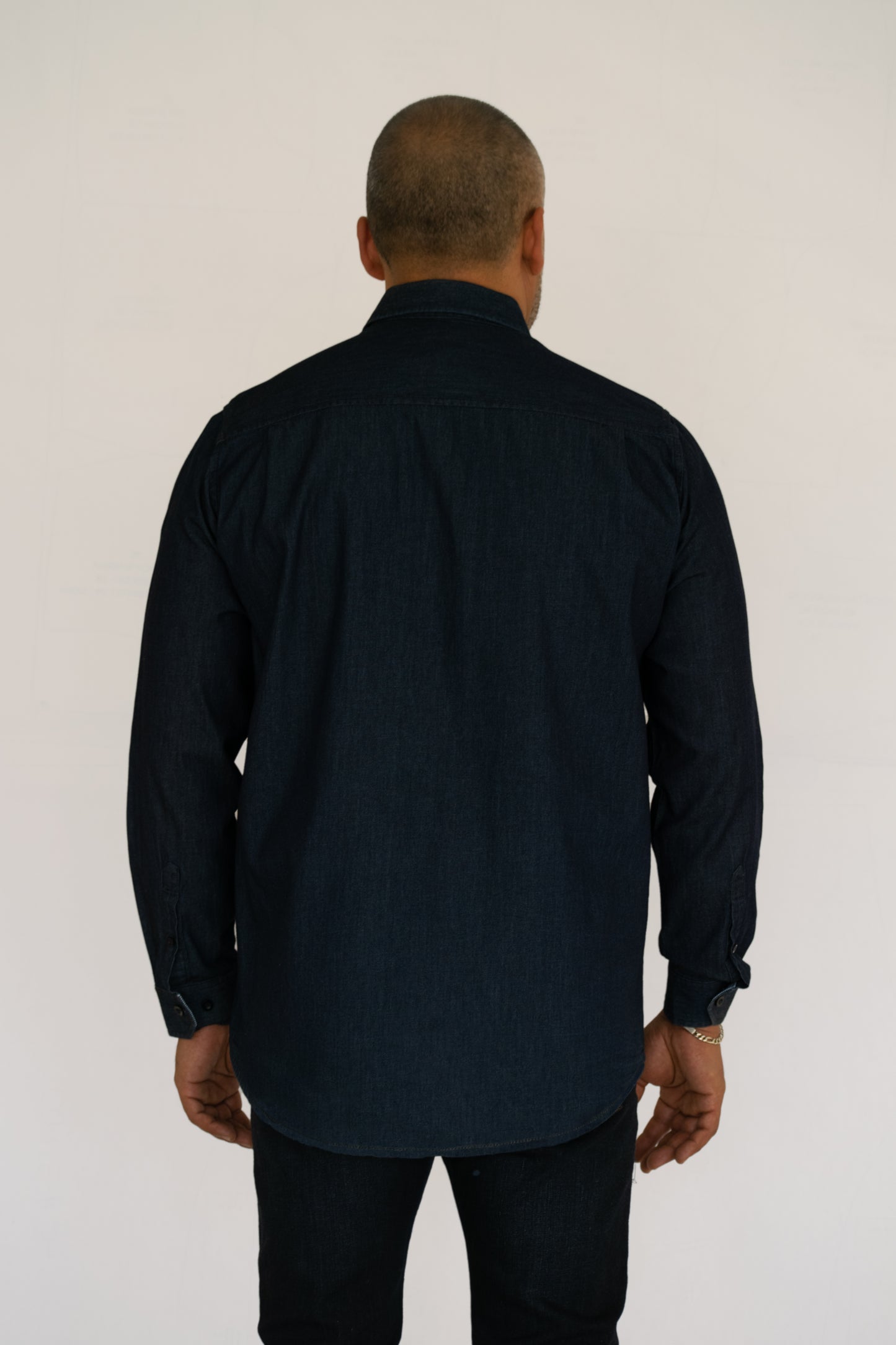 Camisa Hombre Moda Juvenil Mezclilla Delgada