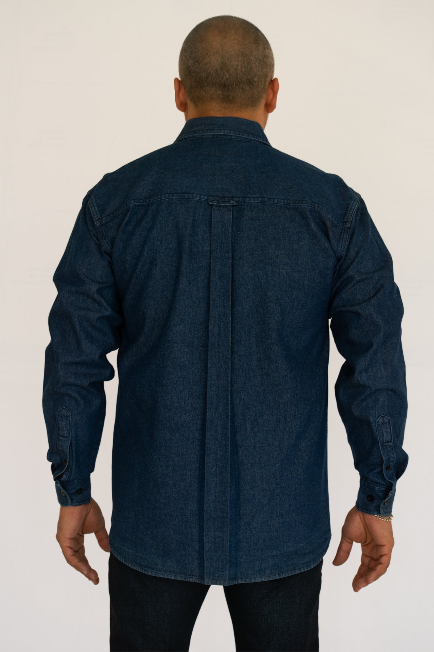Camisa Mezclilla Gruesa Uso Rudo Industrial