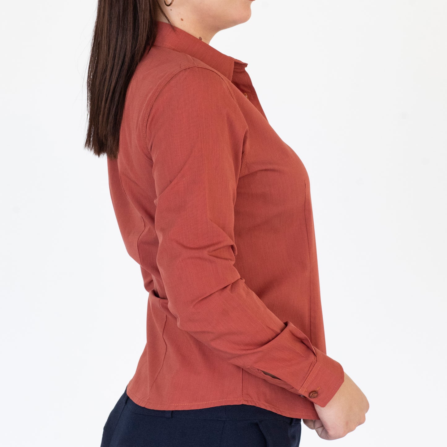 Blusa Manga Larga Modelo - Toscana 02 Ladrillo