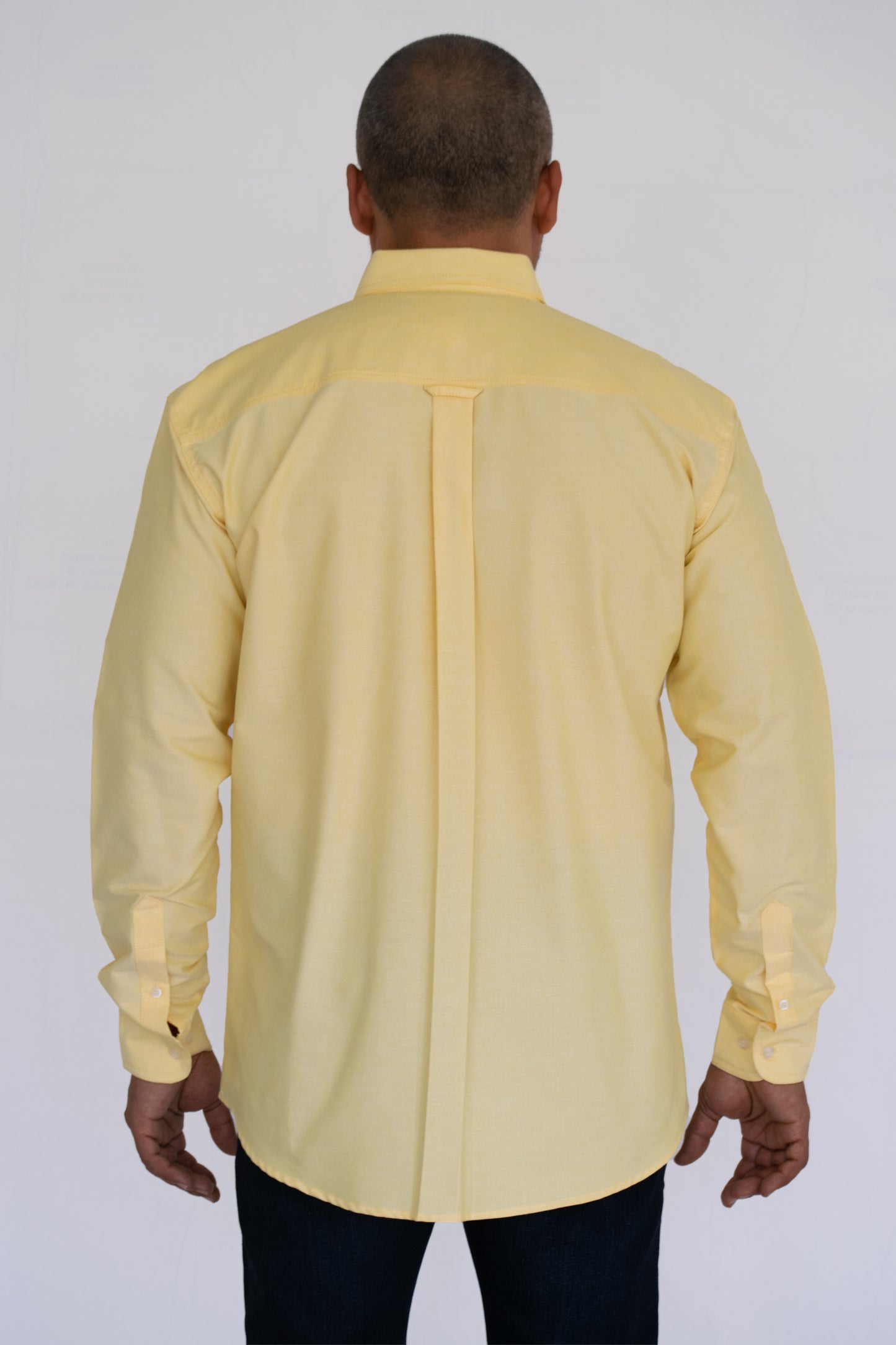 Camisa Hombre Moda Juvenil Oxford Corte Amplio