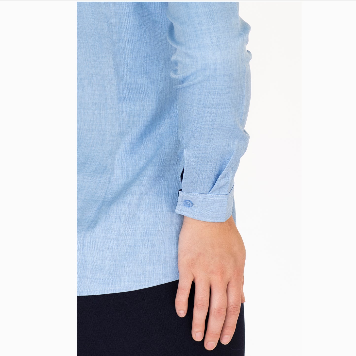 Blusa Manga Larga Modelo - Shila Azul Cielo