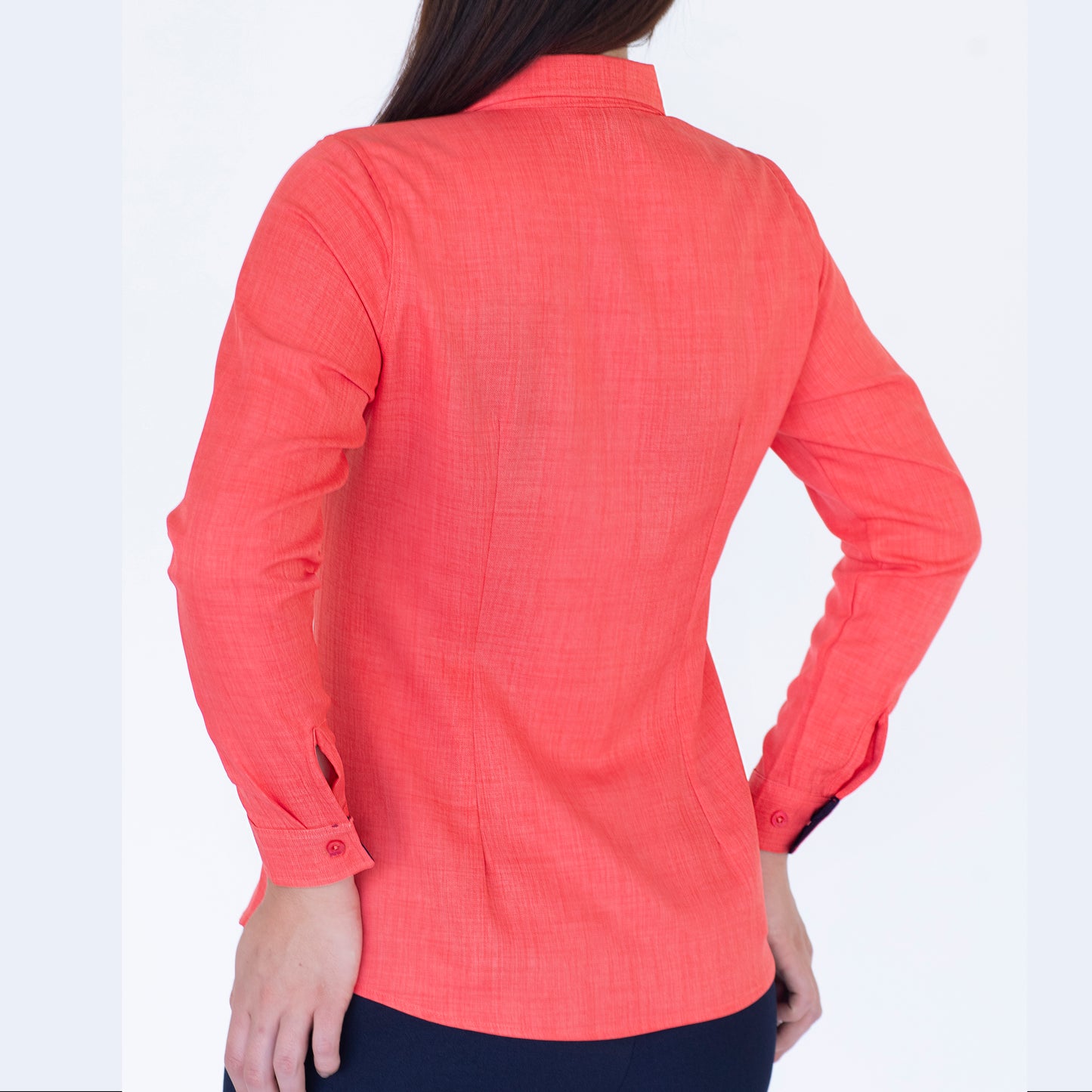 Blusa Manga Larga Modelo - Shila Coral