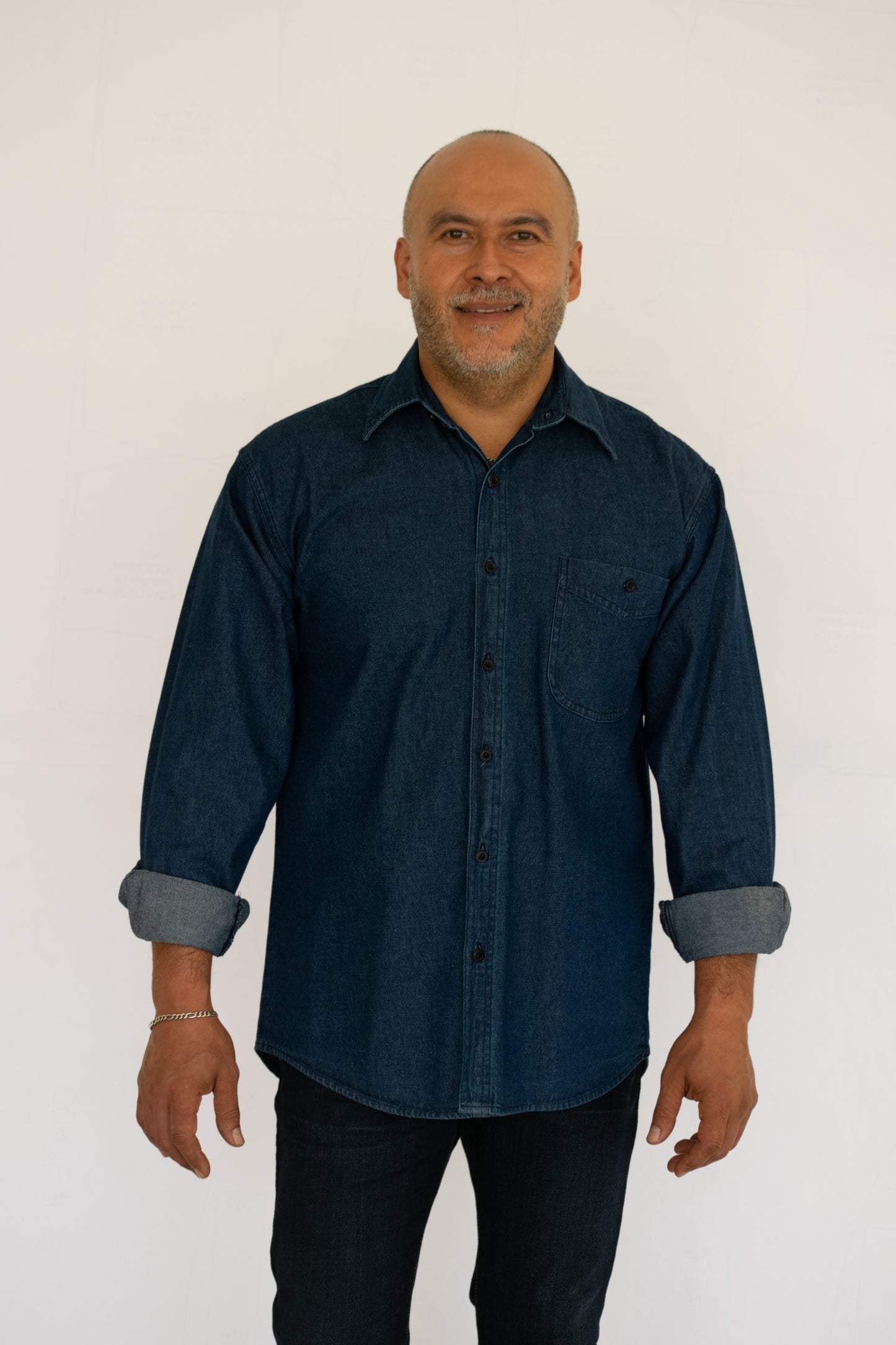 Camisa Mezclilla Gruesa Uso Rudo Industrial