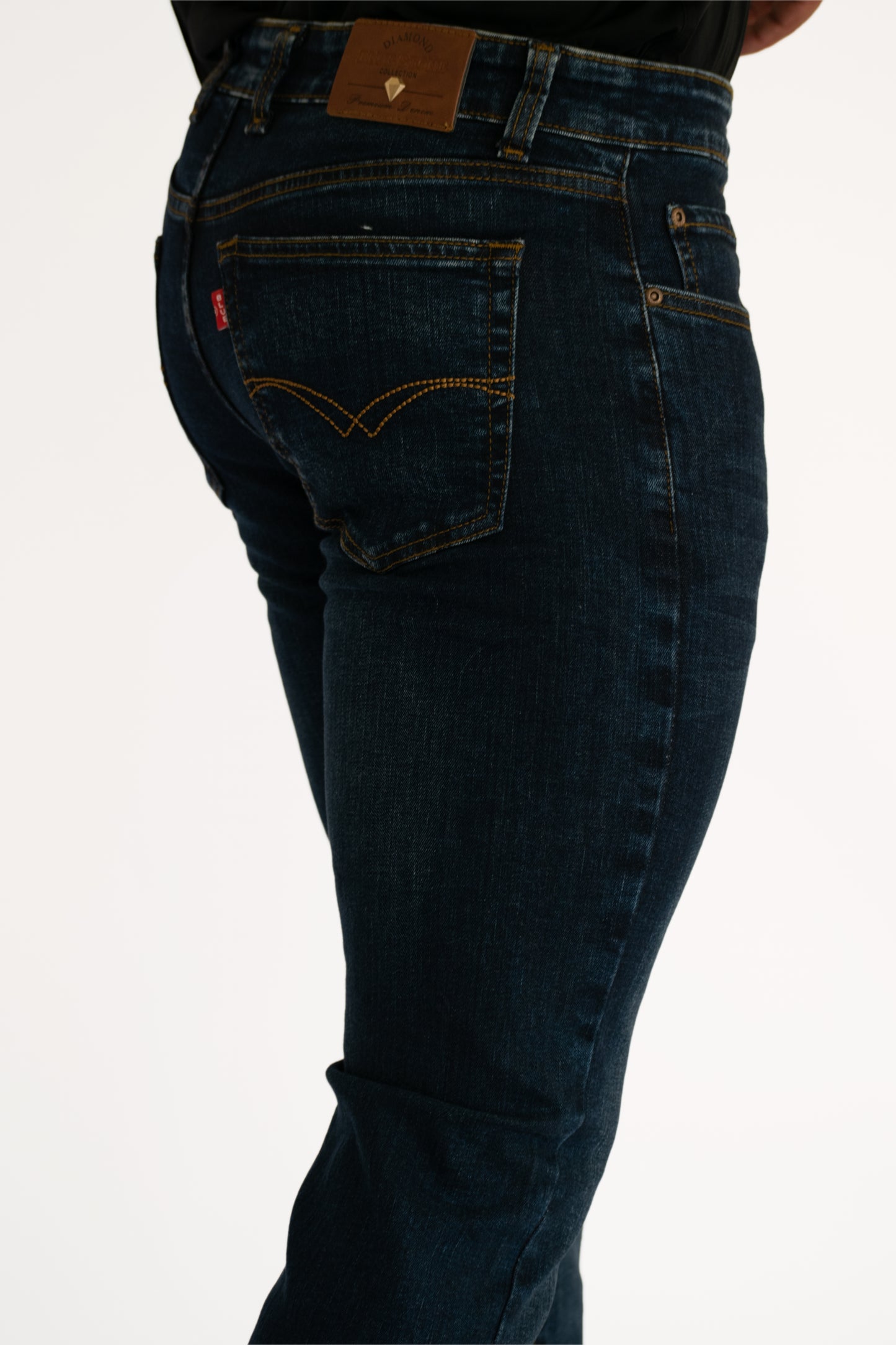 Pantalón De Mezclilla Stone Hombre - Corte Recto Blue Stone