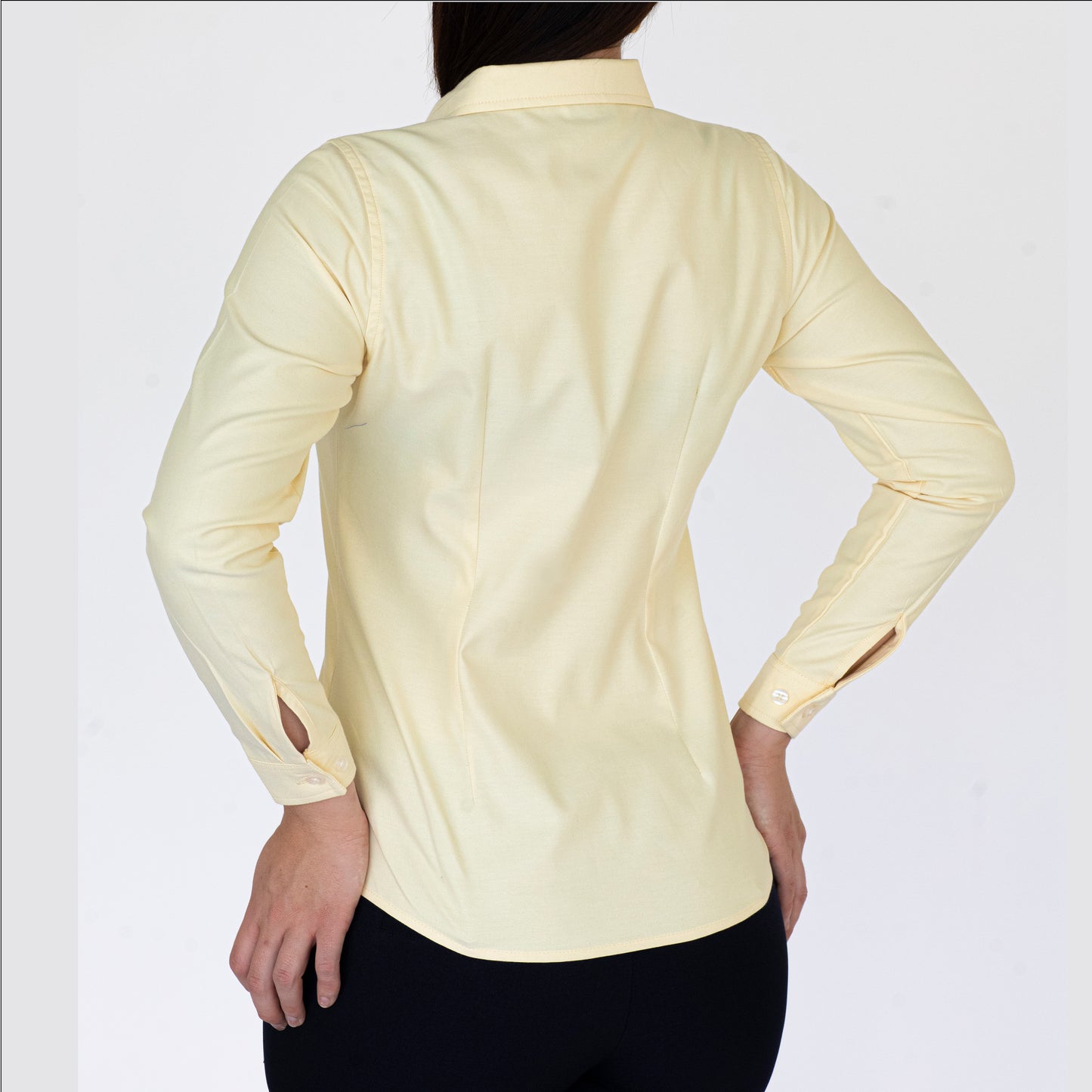 Blusa Manga Larga Modelo - Oxford Hindú Amarillo