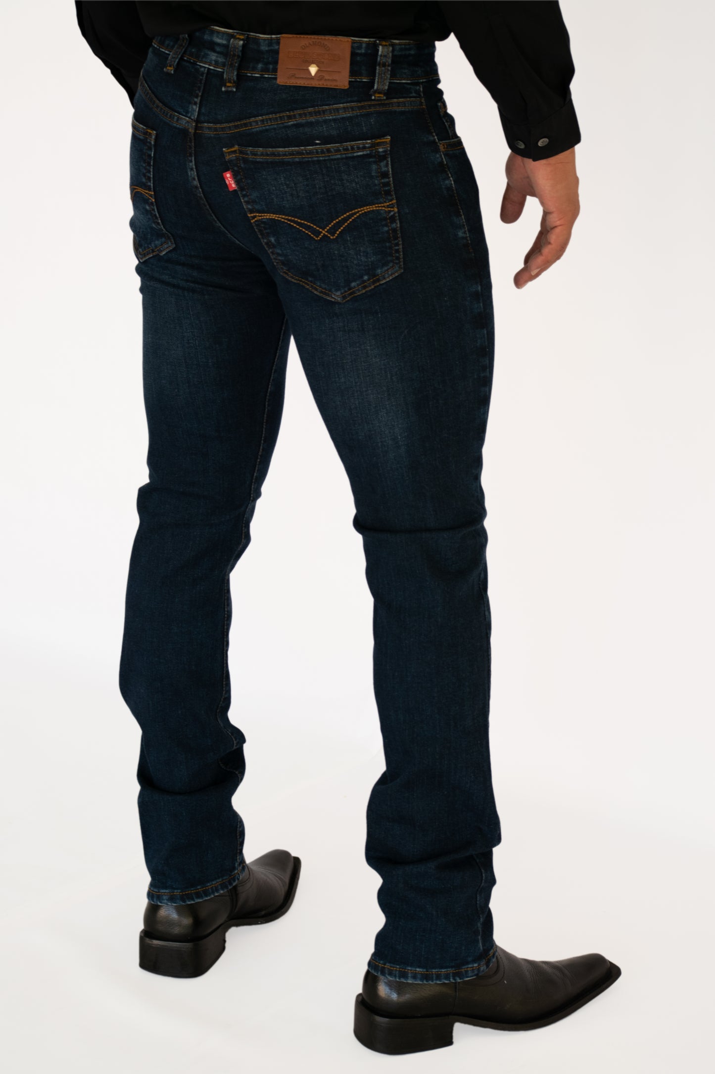 Pantalón De Mezclilla Stone Hombre - Corte Recto Blue Stone
