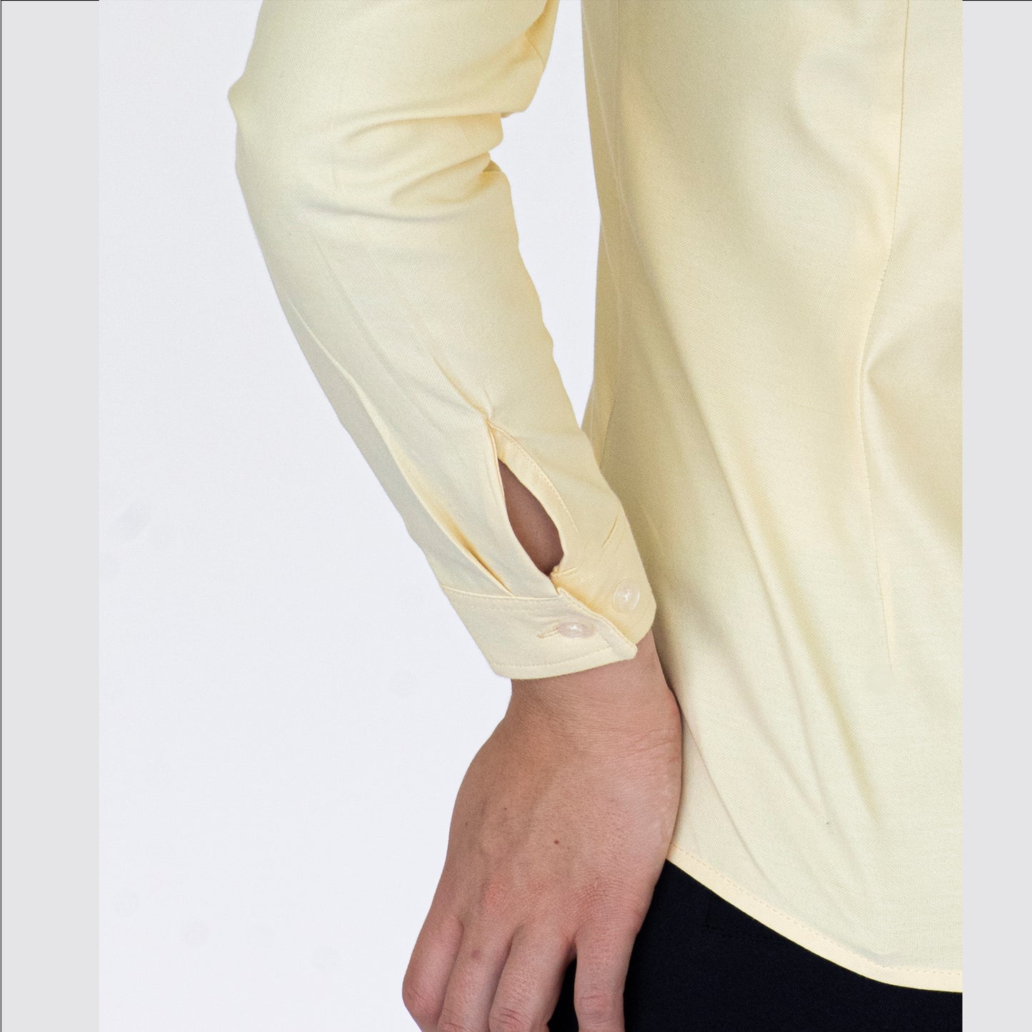 Blusa Manga Larga Modelo - Oxford Hindú Amarillo