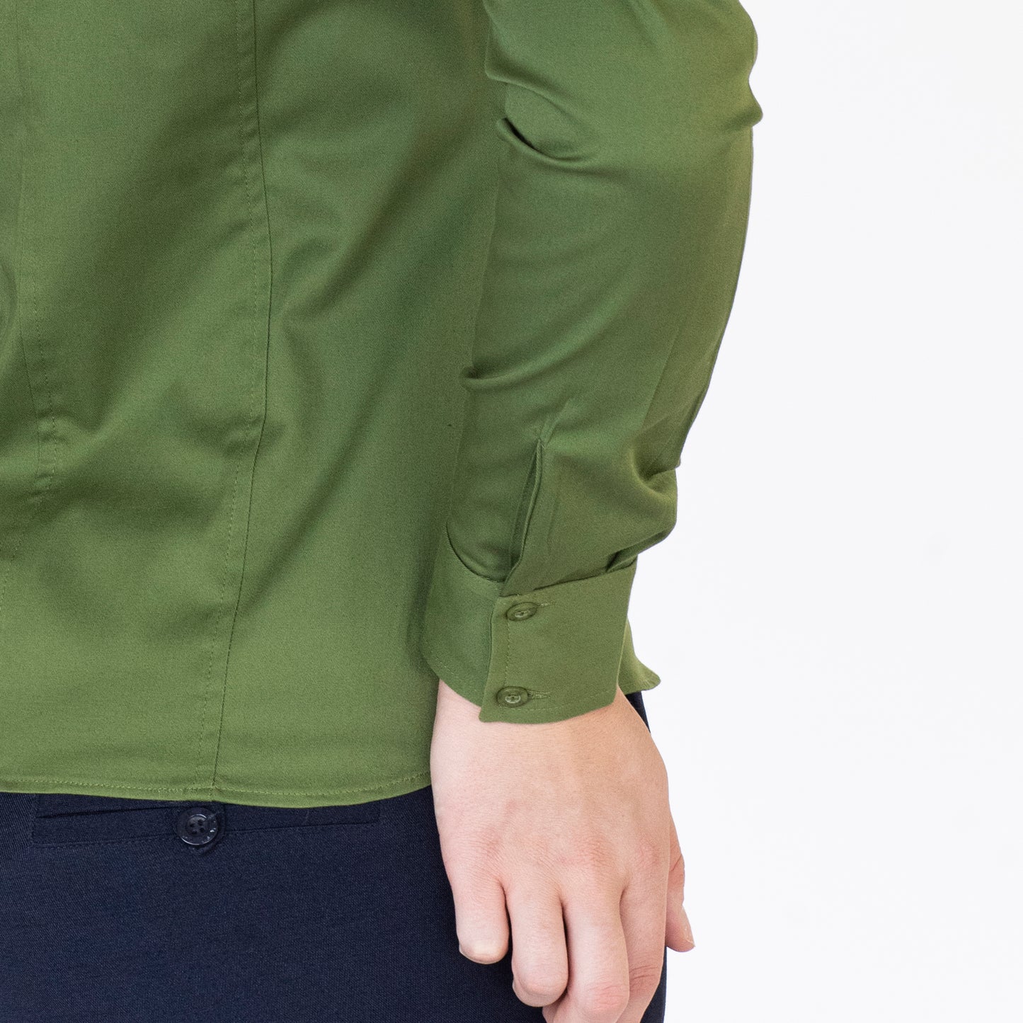 Blusa Manga Larga Modelo - 100 Verde Manzana
