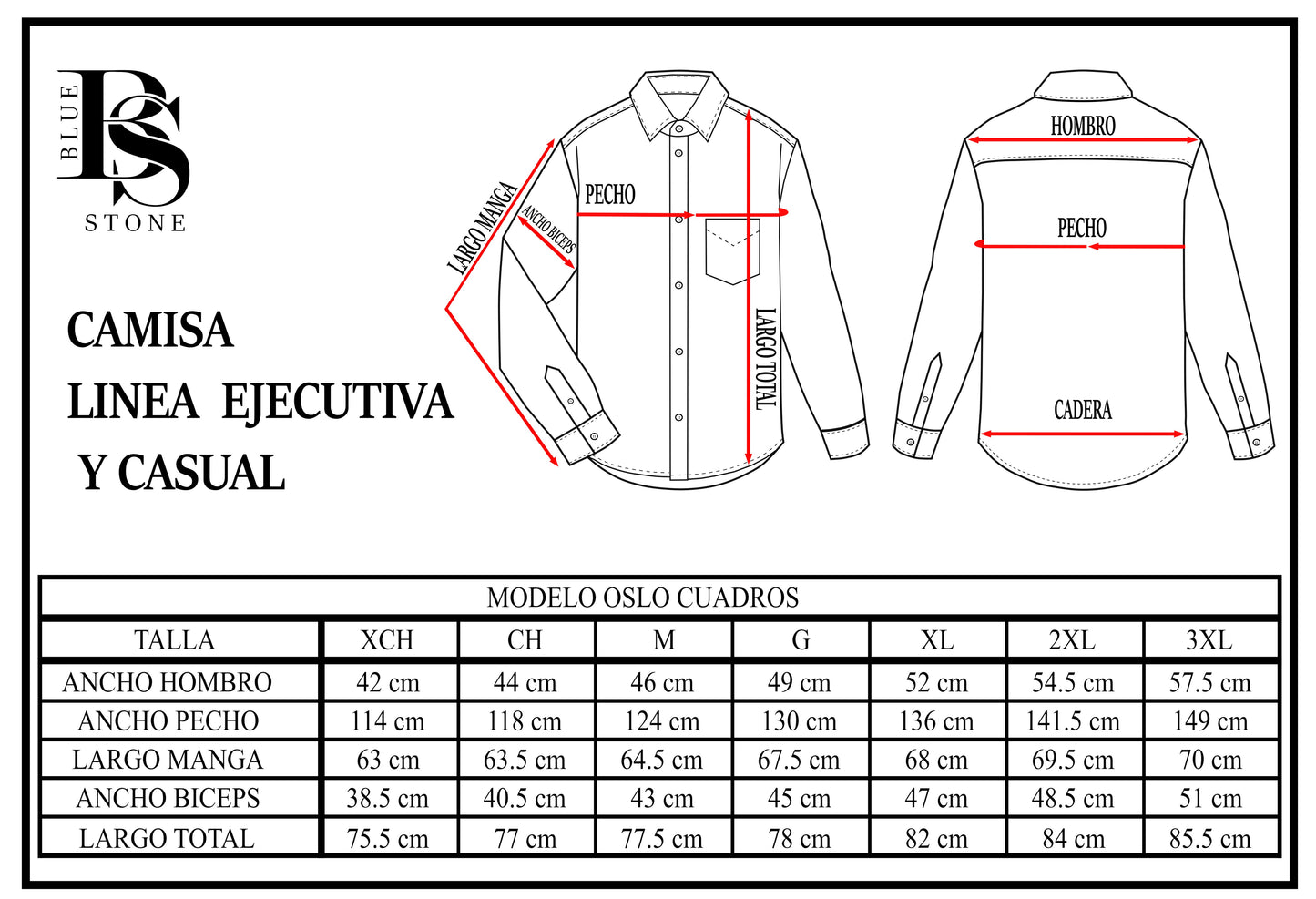 Camisa Hombre Moda Juvenil Modelo Oslo Cuadros