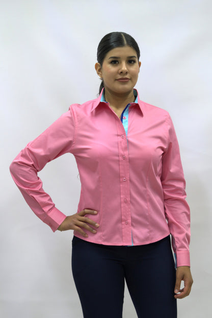 Blusa Manga Larga Modelo - Beluga Rosa