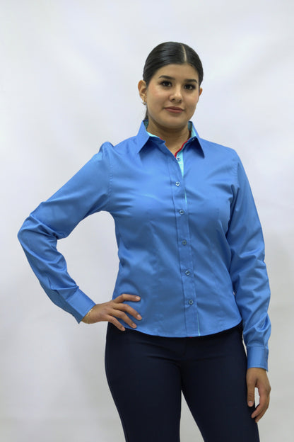 Blusa Manga Larga Modelo - Beluga Plumbago