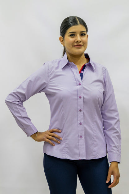 Blusa Manga Larga Modelo - I-420 Lila