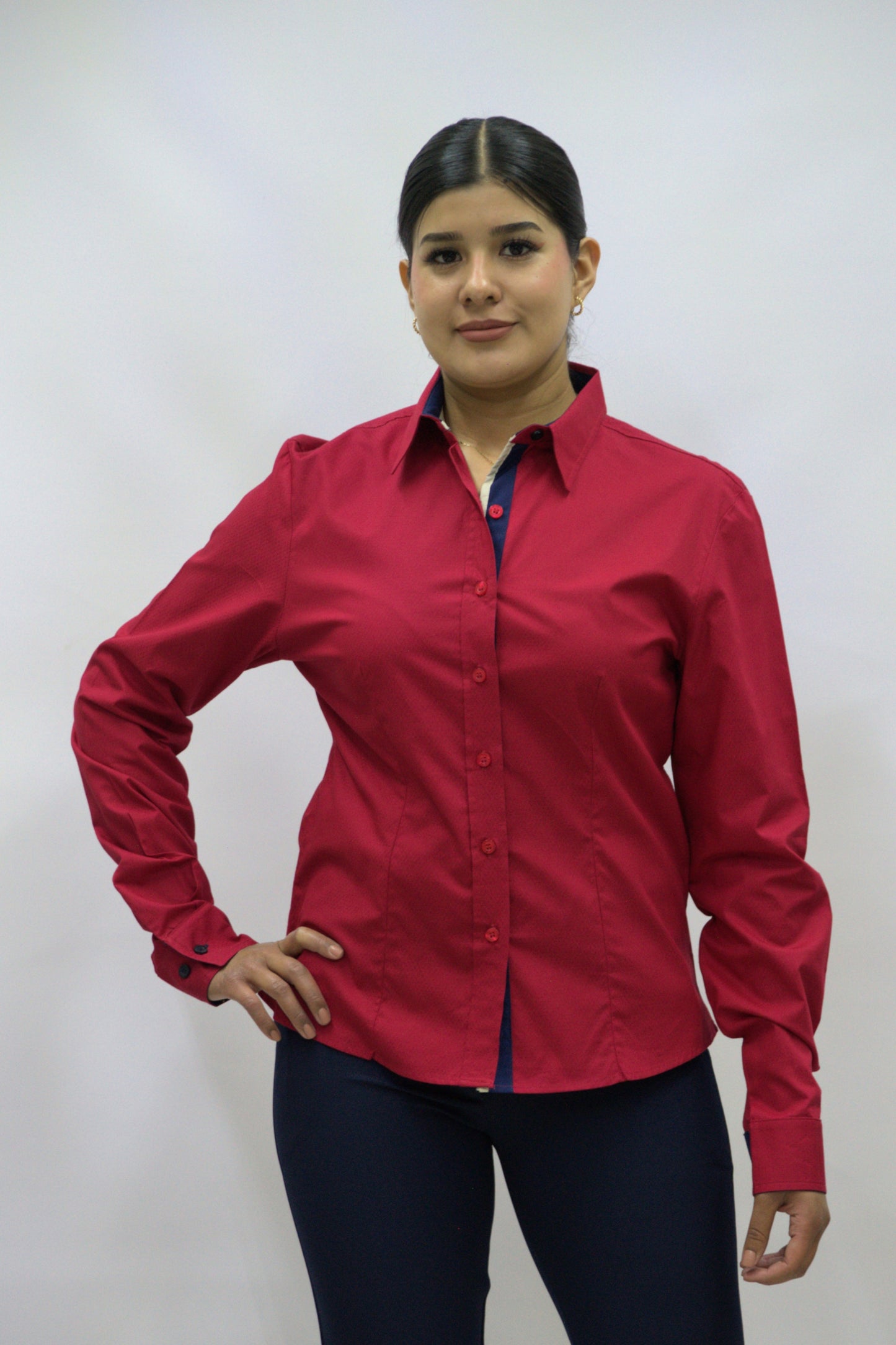 Blusa Manga Larga Modelo - 2037 Rojo