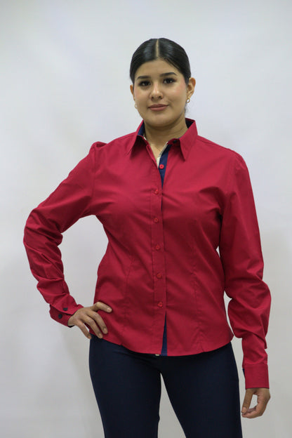 Blusa Manga Larga Modelo - 2037 Rojo
