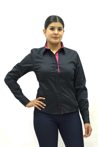 Blusa Manga Larga Modelo - Beluga Negro