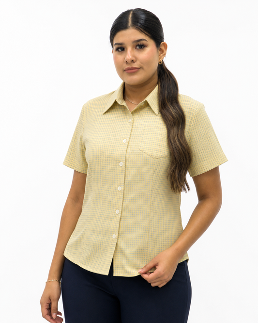 Blusa Manga Corta Modelo - 1528