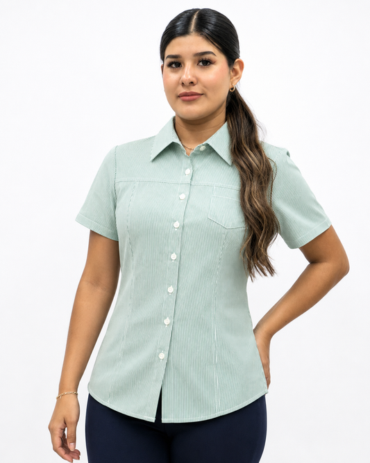 Blusa Manga Corta Modelo - 2026