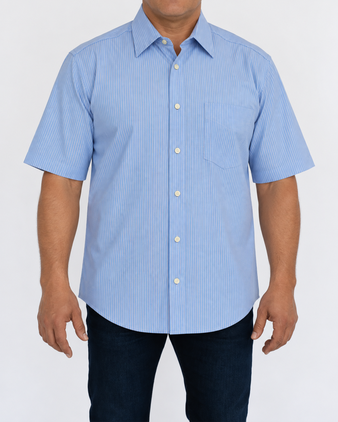 Camisa Hombre Moda Juvenil Modelo 1551 Manga Corta
