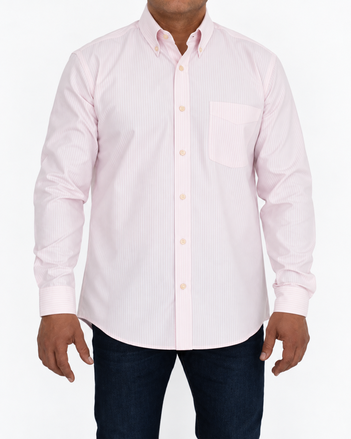 Camisa Hombre Moda Juvenil Isabella Rosa Manga Larga