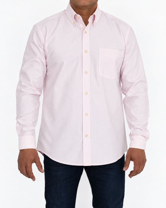 Camisa Hombre Moda Juvenil Isabella Rosa Manga Larga