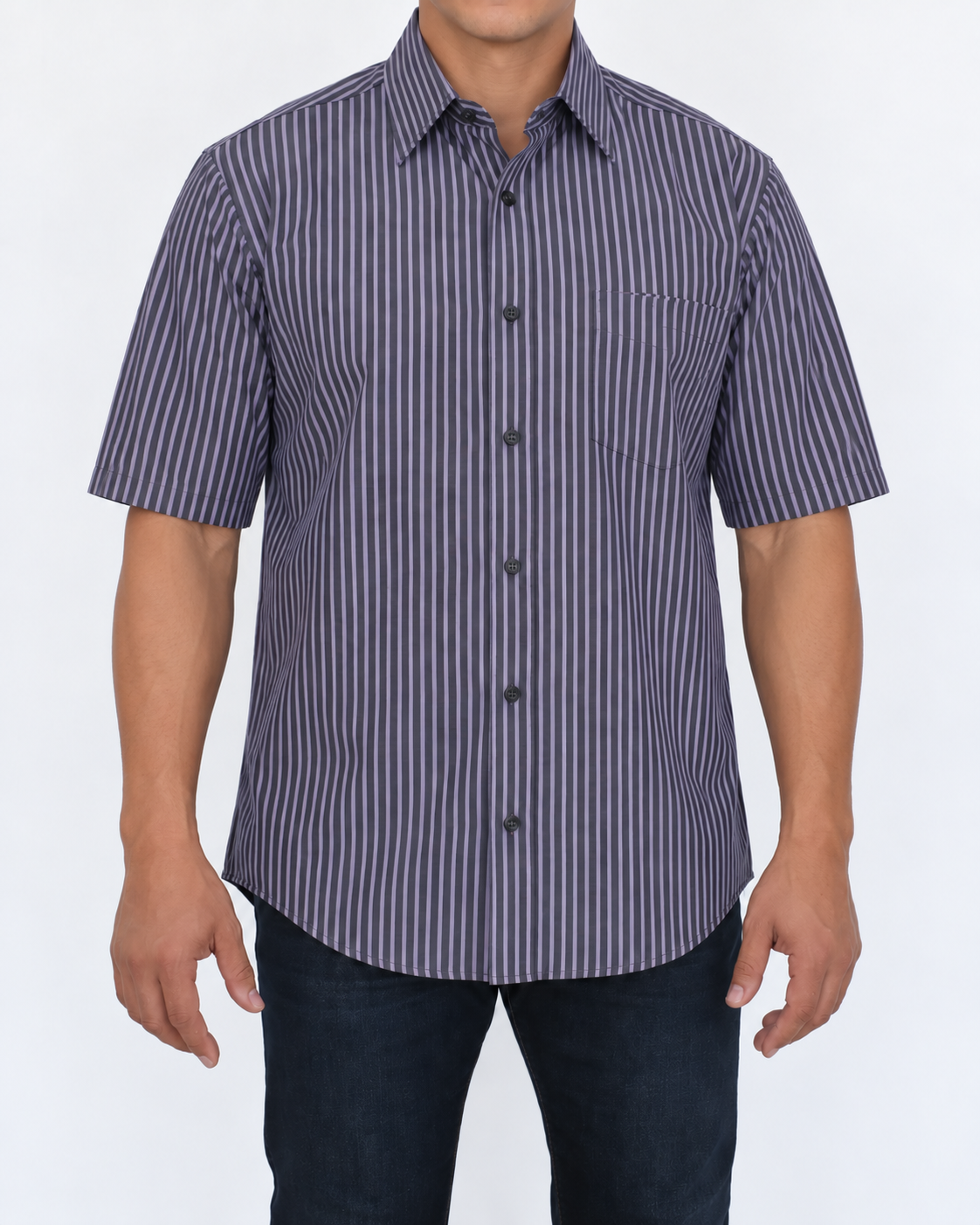 Camisa Hombre Moda Juvenil Modelo 2029 Manga Corta