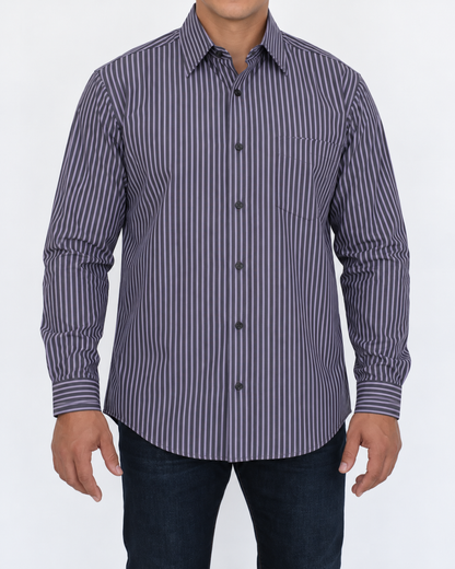 Camisa Hombre Moda Juvenil Modelo 2029 Manga Larga