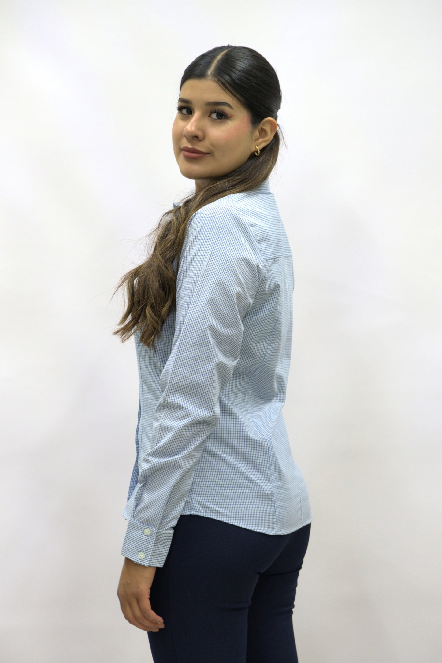 Blusa Manga Larga Modelo - 2031 Azul