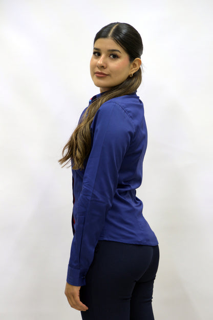 Blusa Manga Larga Modelo - Beluga Azul Marino