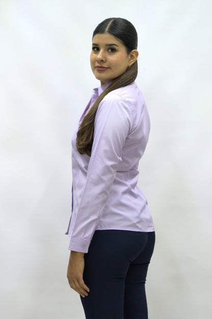 Blusa Manga Larga Modelo - Focus 08 Lila Claro