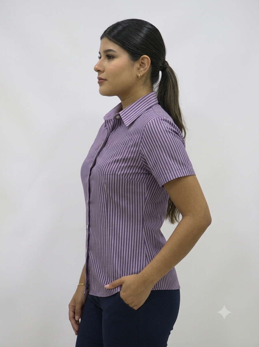 Blusa Manga Corta Modelo - 2015