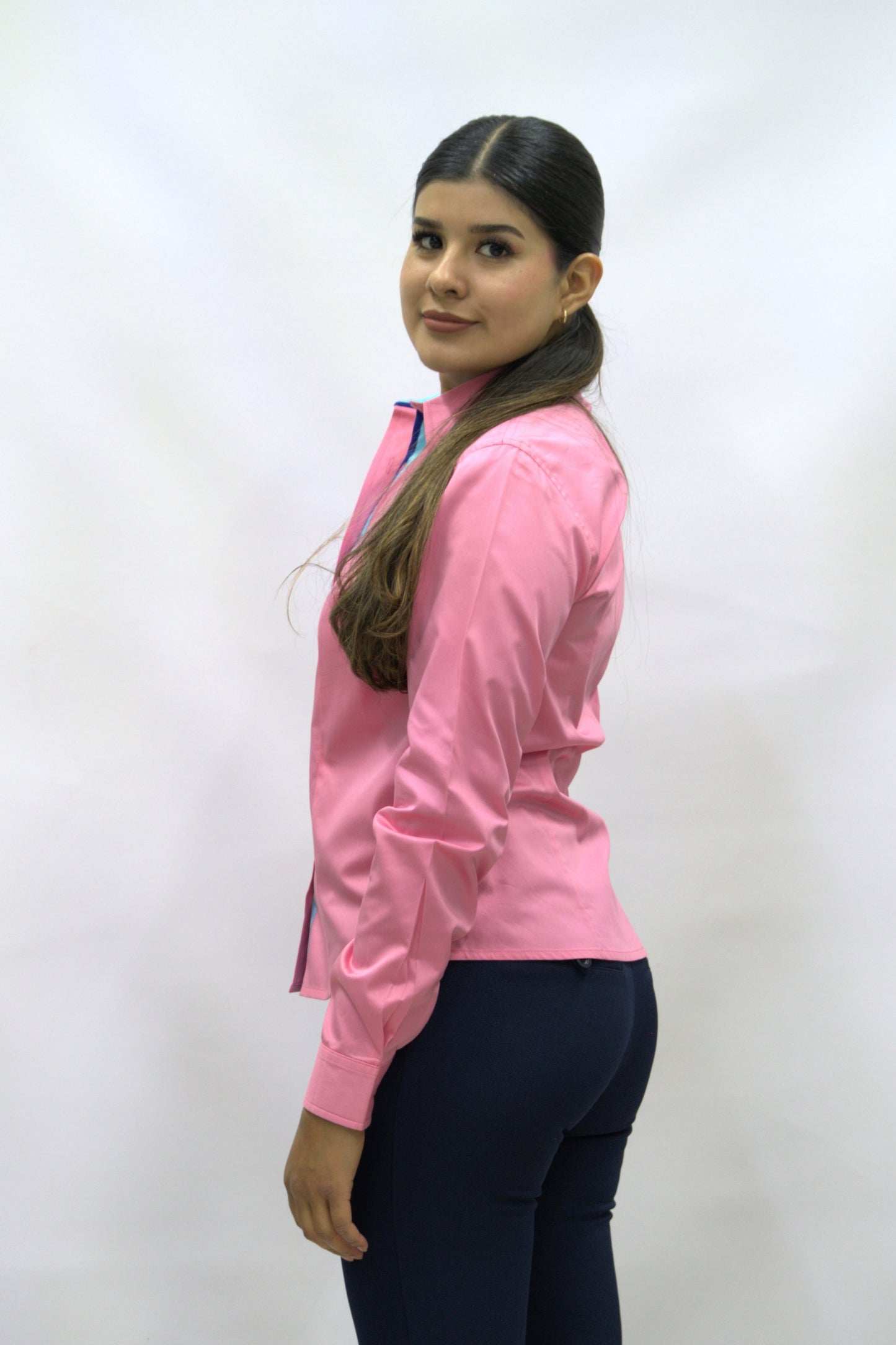 Blusa Manga Larga Modelo - Beluga Rosa