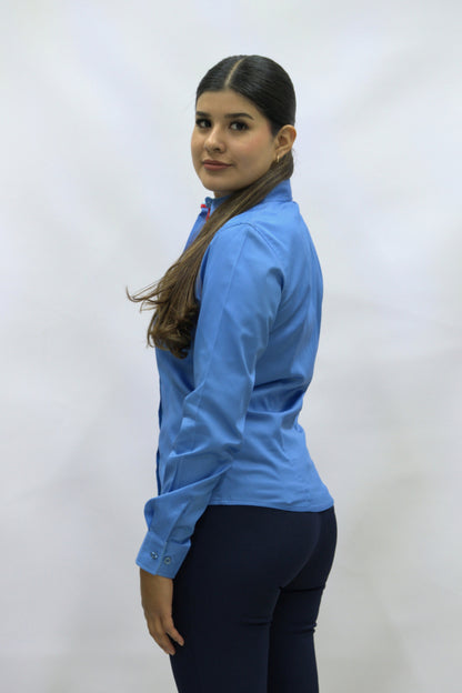 Blusa Manga Larga Modelo - Beluga Plumbago