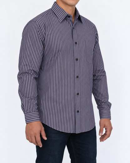 Camisa Hombre Moda Juvenil Modelo 2029 Manga Larga