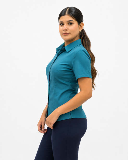 Blusa Manga Corta Modelo - 2038 Verde