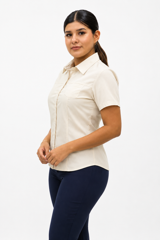 Blusa Manga Corta Modelo - 100 Arena