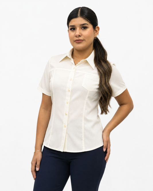 Blusa Manga Corta Modelo - Isabella Arena