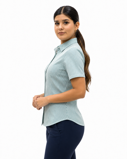 Blusa Manga Corta Modelo - 2035 Verde